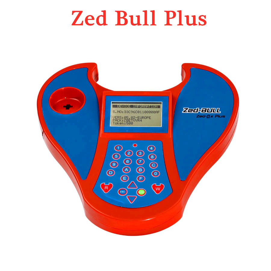 Big Size ZED-Bull ZED BULL V502 Transponder Clone Key Programmer