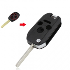 3 Button Panic Folding Flip Key Shell for Honda 5 Pieces/Lot