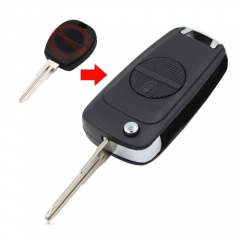 2 Buttons Remote Flip Fob Fold Key Shell Styling For Nissan Primera X-Trail 5 Pieces/Lot