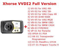 Xhorse VVDI2 Full Kit V6.7.0 with OBD48 + 96bit 48-Clone + MQB + BMW FEM/BDC