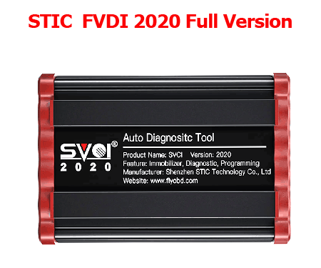 STIC FVDI SVCI V2020 FVDI Full Version IMMO Diagnostic Programming Tool with 21 Latest Software