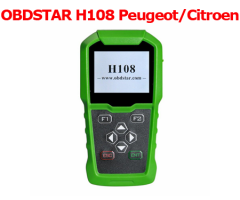 OBDSTAR H108 PSA Programmer Support All Key Lost/Pin Code Reading/Cluster Calibrate for Peugeot/Citroen/DS Supports Can & K-line
