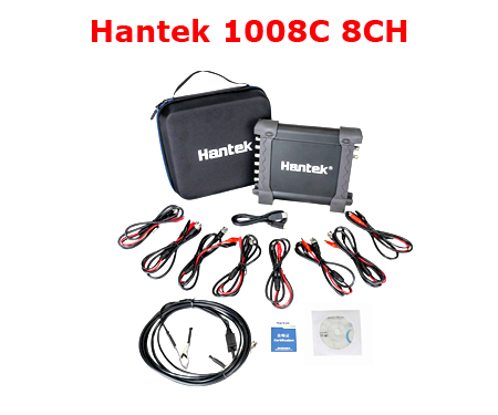 Hantek 1008c Automotive Oscilloscope   8 Channels USB Oscilloscopes with Auto Ignition Probe