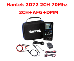 Hantek 2D72 3in1 Digital Oscilloscope Waveform Generator Multimeter USB Portable 2 CH+AFG+DMM Multifunction Osciloscope