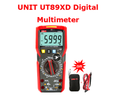 UNI-T UT89XD True RMS Digital Multimeter DC/AC Current Voltage Ammeter Voltmeter NCV/Capacitor/Triode/LED Test Tester