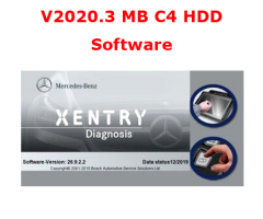 V2020.3 MB Star Diagnostic SD Connect C4 500G HDD Supports HHT-WIN Vediamo and DTS Monaco